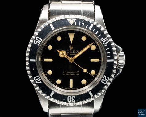 1967 rolex submariner wristwatch ref 5513|rolex 5513 gilt dial.